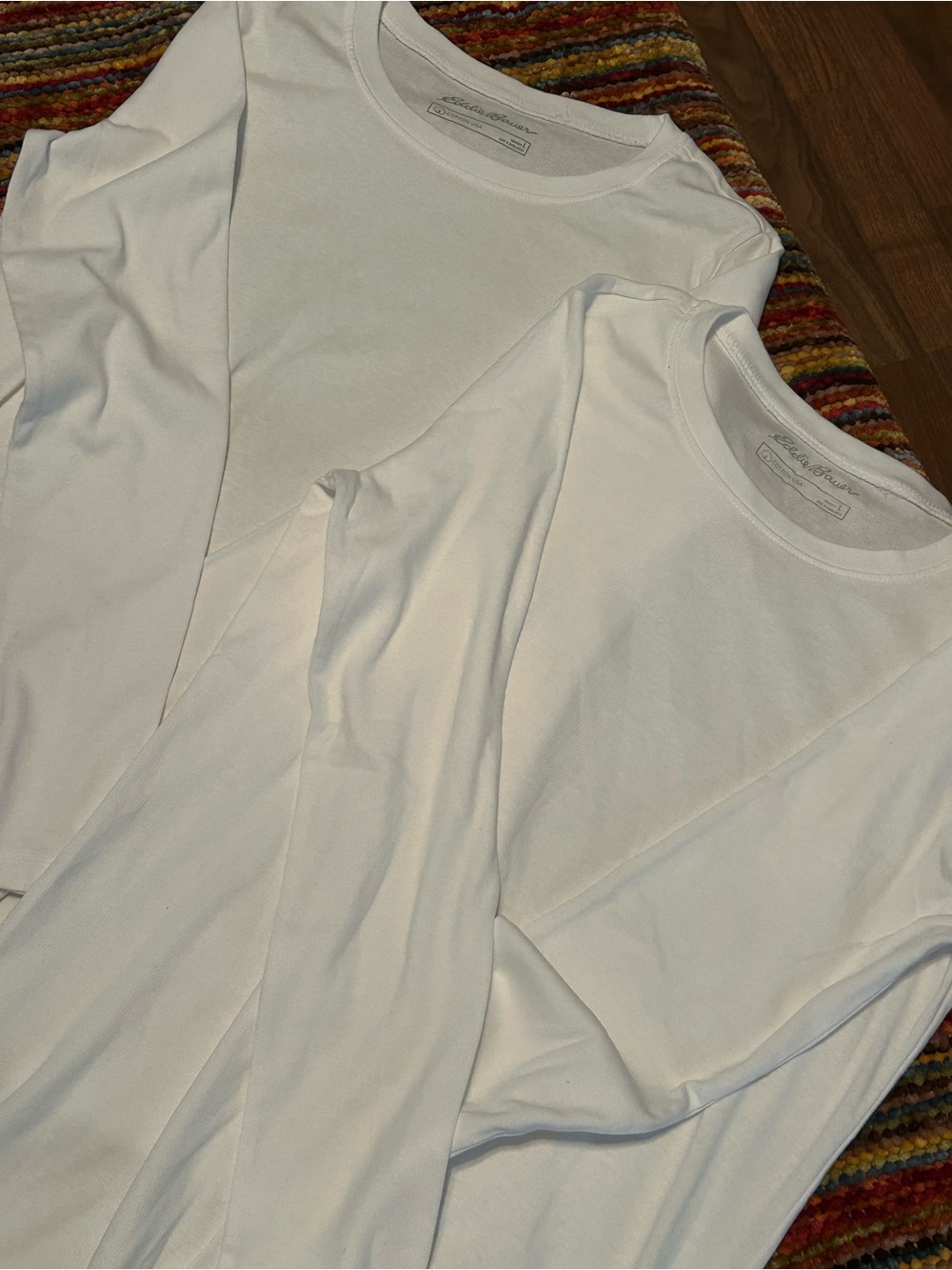 Eddie Bauer Women's Long Sleeve cotton Crewneck Tops size large - Picture 6 of 6